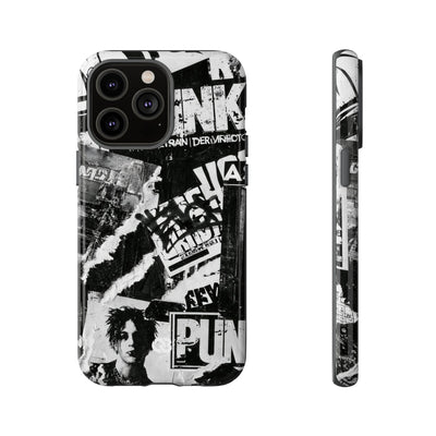 Underground Punk Collage · Tough Phone Case for iPhone · Black