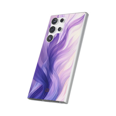 Amethyst Silk Waves · Soft Phone Case for Samsung