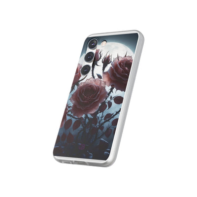 Lunar Lace Petals · Soft Phone Case for Samsung