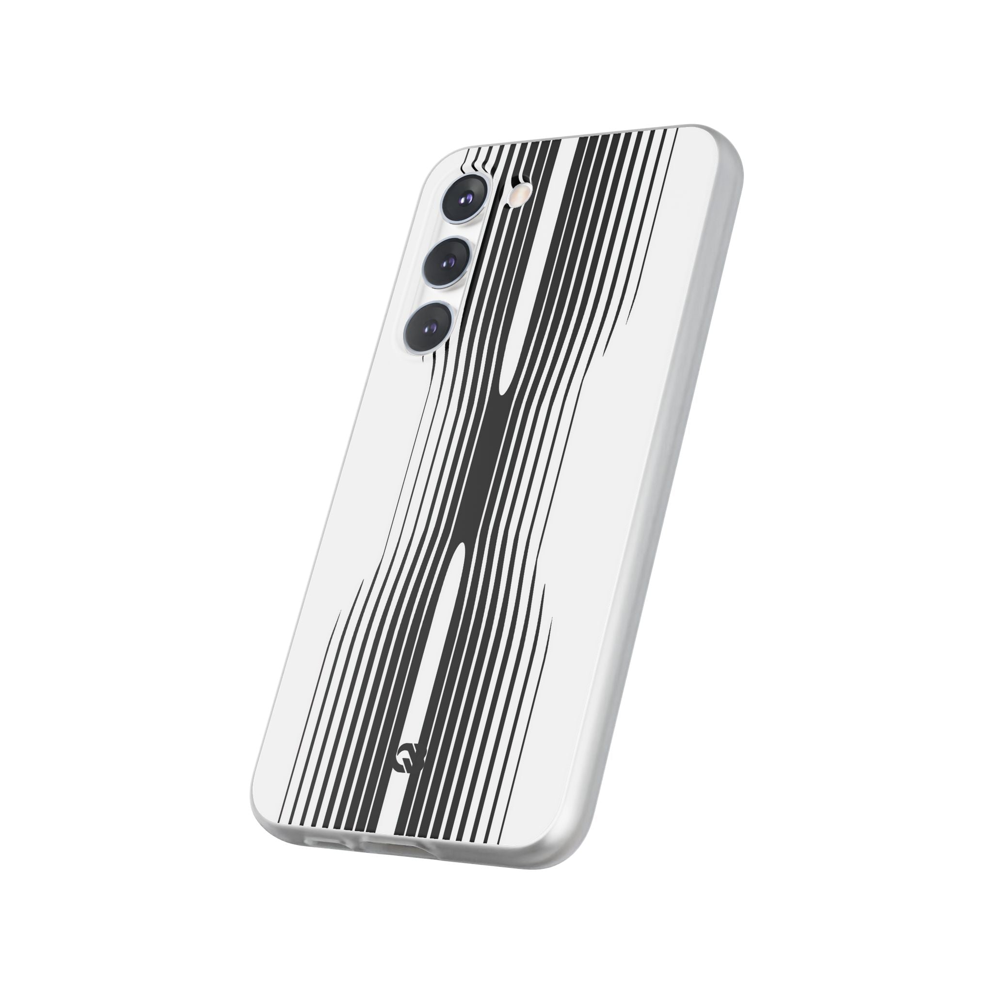 White Lite Phone Case for Samsung - Kinetic Mono Distortion