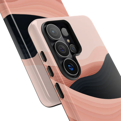 Pink Tough Phone Case for Samsung - Dune Shadow Layers