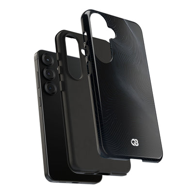 Black Tough Phone Case for Samsung - Obsidian Ridge Flux
