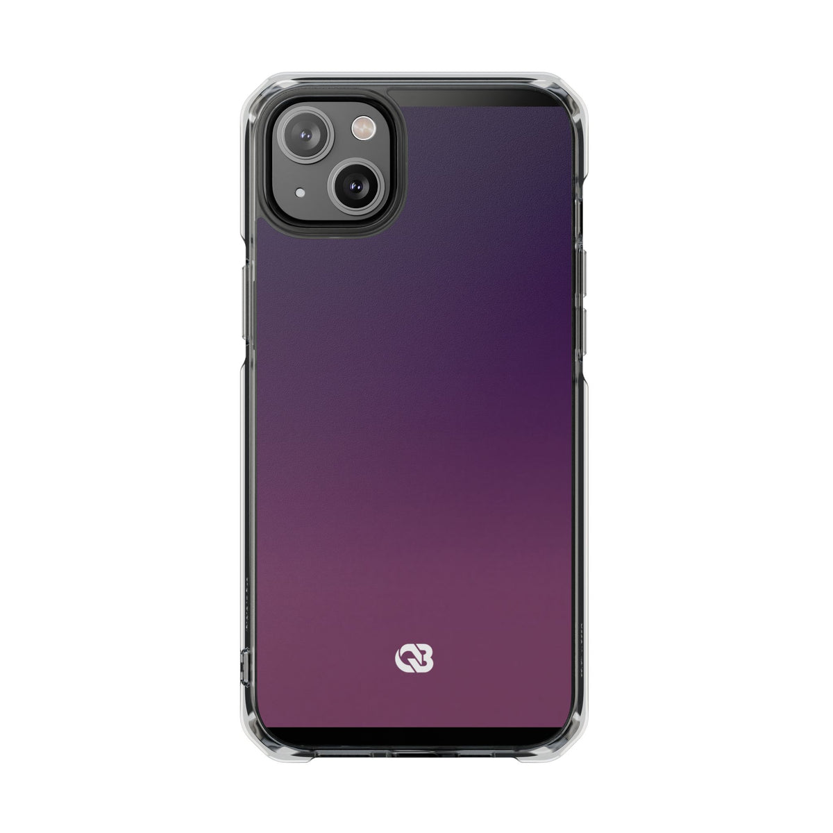 Velvet Dusk · Clear Impact Magnetic Phone Case for iPhone · Purple