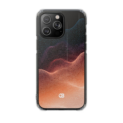 Spectral Elevation · Clear Impact Magnetic Phone Case for iPhone · Orange