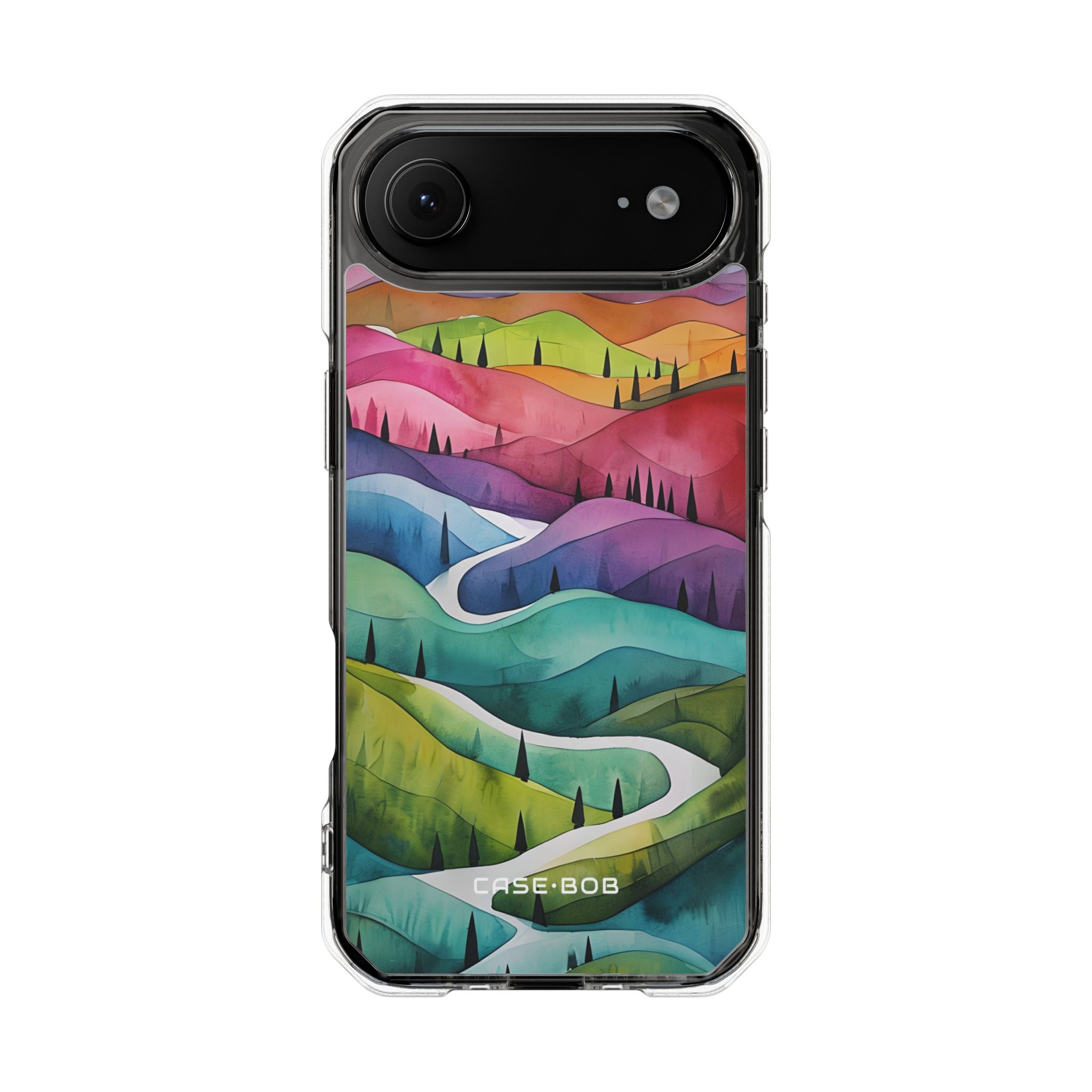Rolling Hills Pink iPhone 17 Air Case - Impact