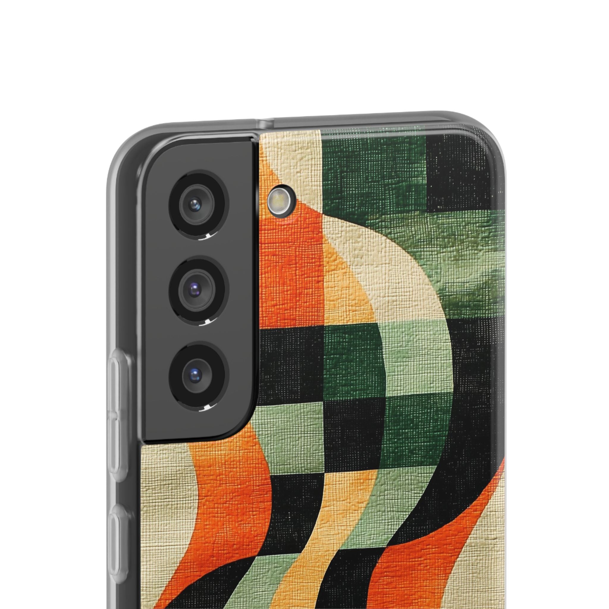 Burnt Orange Curve · Soft Handyhülle für Samsung