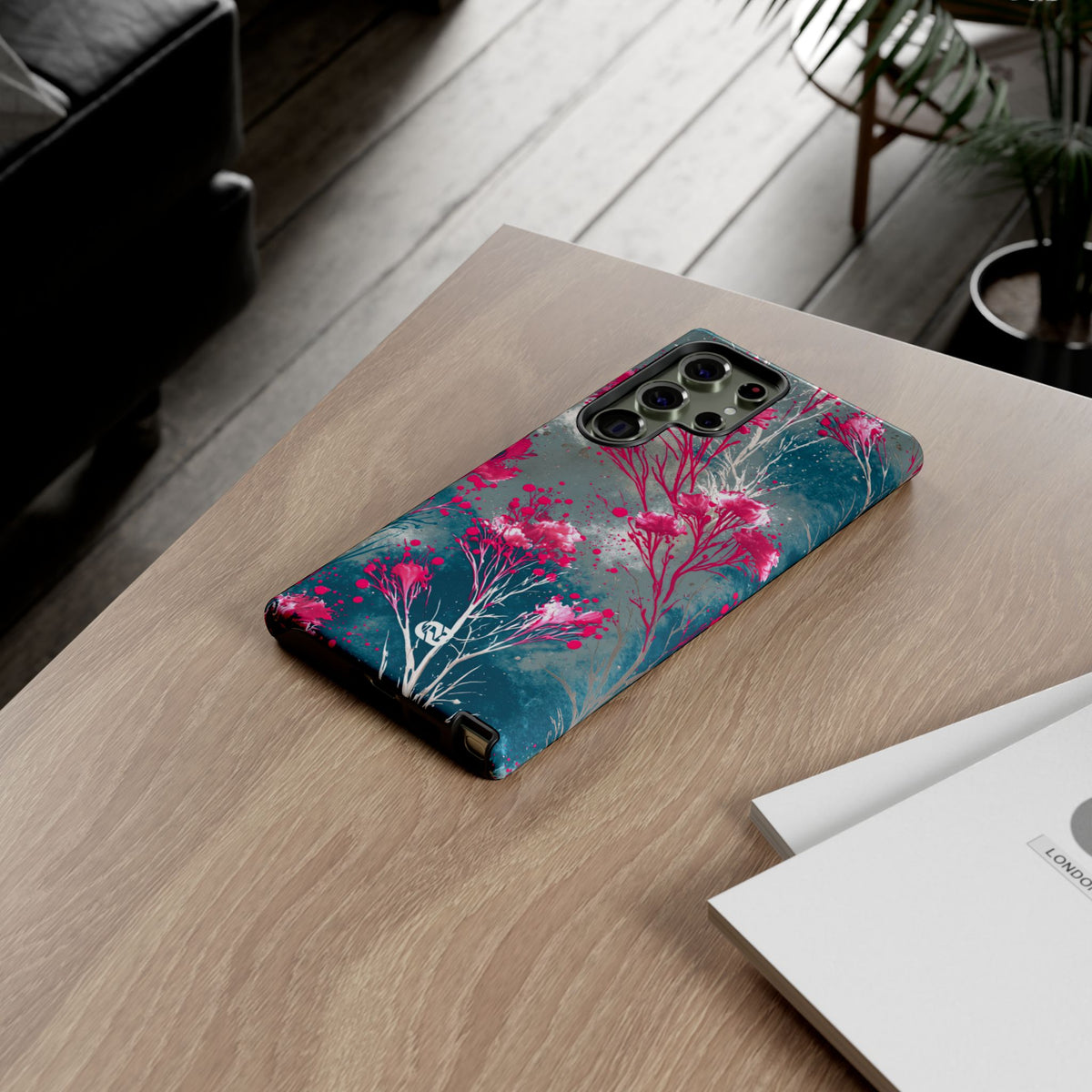Cyber Blossom · Tough Phone Case for Samsung · Teal