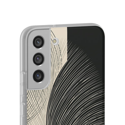 Beige Lite Phone Case for Samsung - Obsidian Cream Plume