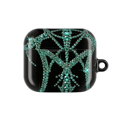 Teal Cyber Sigil · Hard Case for AirPods & AirPods Pro · Teal