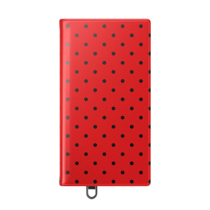 Black Dot Grid - Samsung S24 Ultra Case - Wallet
