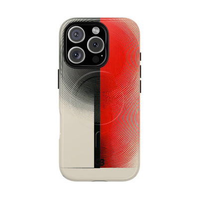 Red Tough 2.0 Magsafe Phone Case for iPhone - Split Signal Red
