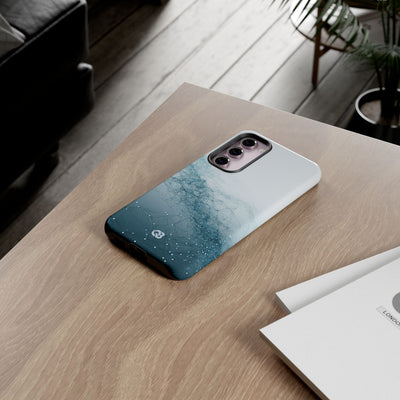 Teal Tough Phone Case for Samsung - Cyan Vector Lattice