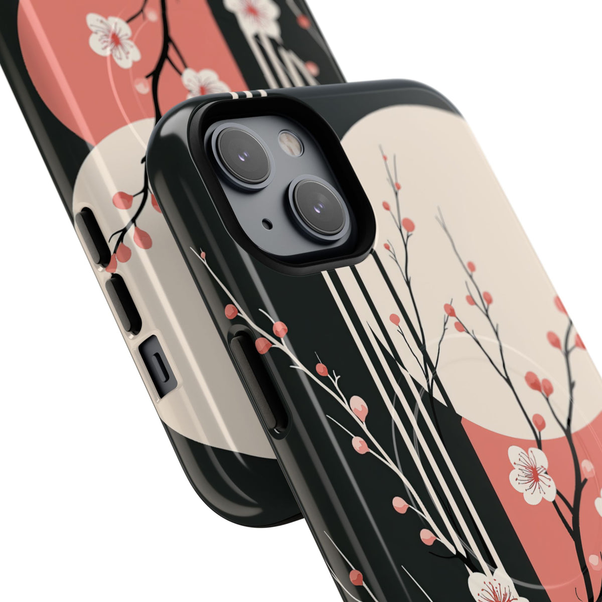 Nocturne Sakura Branch · Tough 2.0 Magnetic Phone Case for iPhone · Black