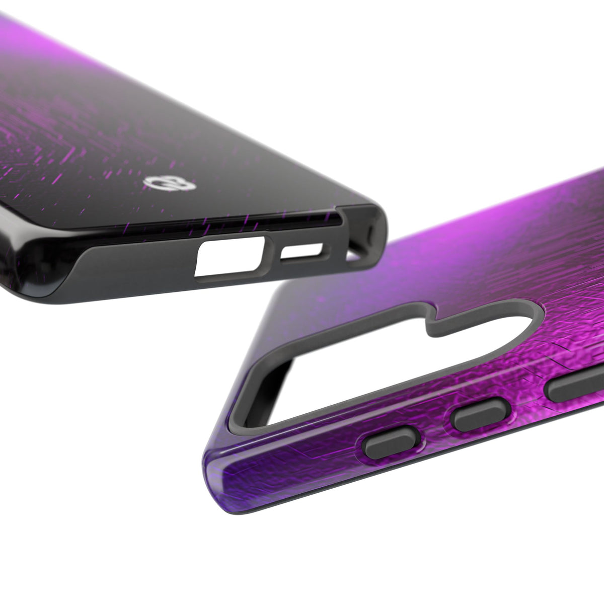 Violet Cyber Circuit · Tough Phone Case for Samsung · Purple
