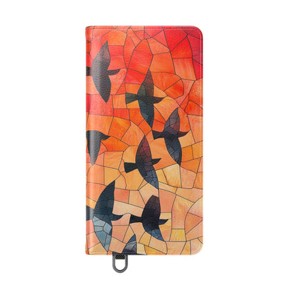 Stained Glass Birds - Samsung S25 Ultra Case - Wallet