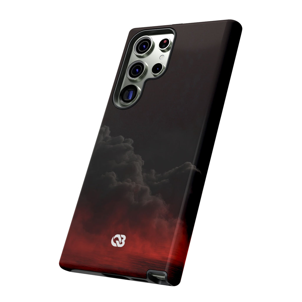 Crimson Fog Void · Tough Phone Case for Samsung · Black