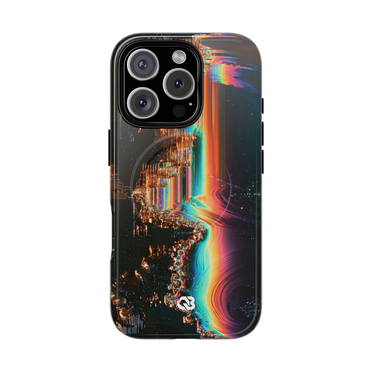 Prismatic Circuit · Tough 2.0 Magnetic Phone Case for iPhone · Black
