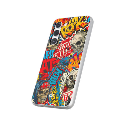 Skate Skull Riot · Lite Phone Case for Samsung · Red