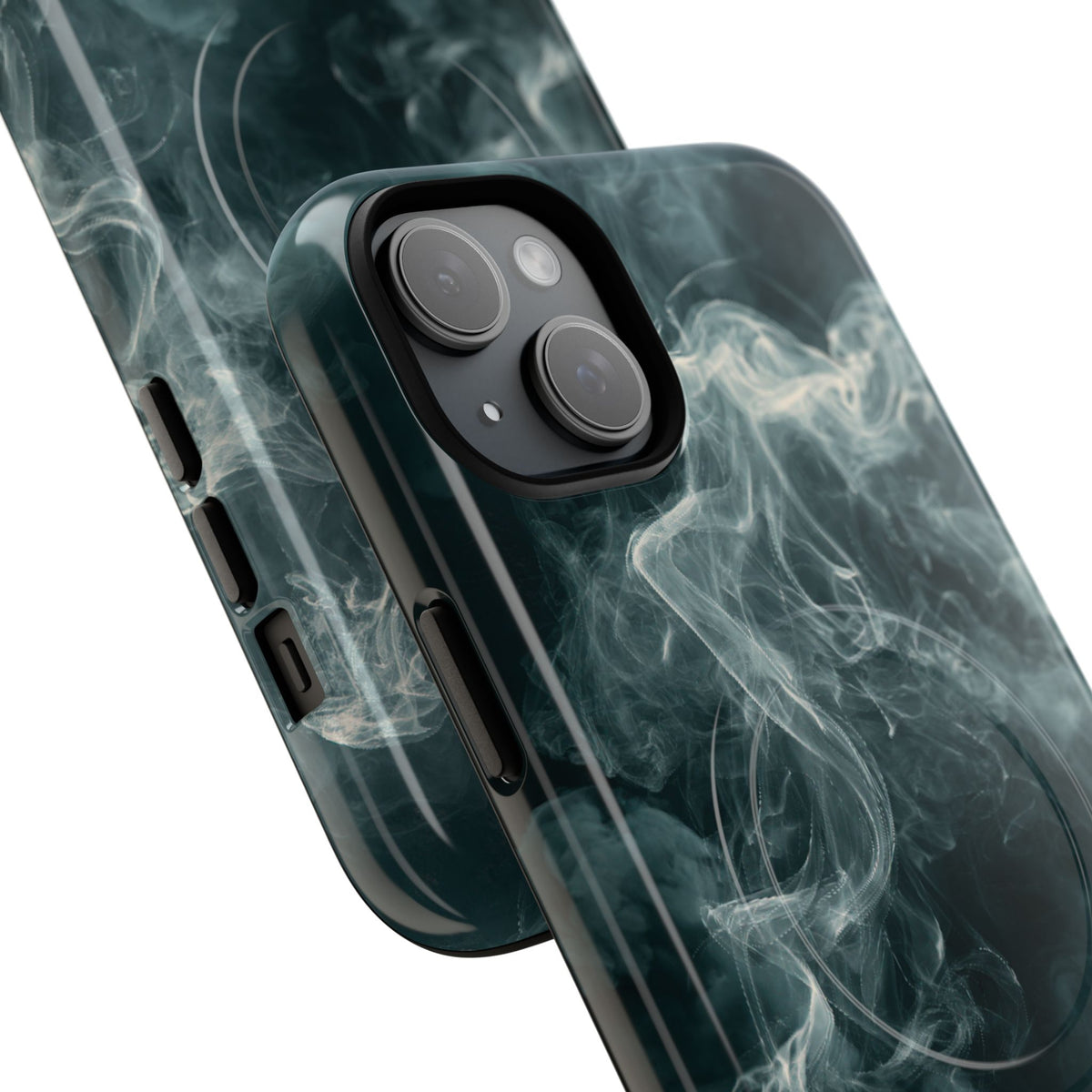 Luminescent Vapor Drift · Tough 2.0 Magnetic Phone Case for iPhone · Teal