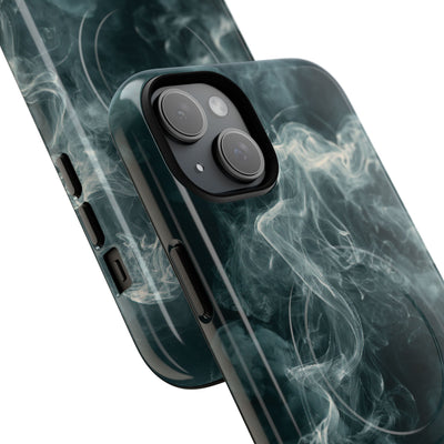Luminescent Vapor Drift · Tough 2.0 Magnetic Phone Case for iPhone · Teal