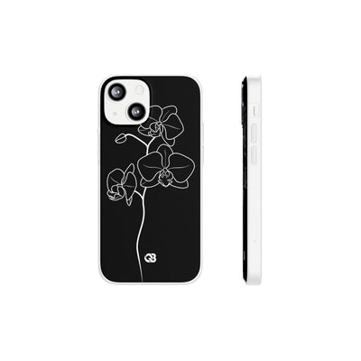 Midnight Orchid · Lite Phone Case for iPhone ·  Black