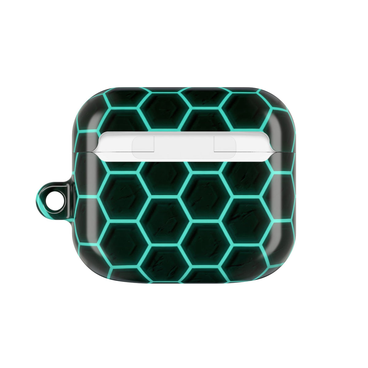 Neon Hex Spectrum · Hard Case for AirPods & AirPods Pro · Teal