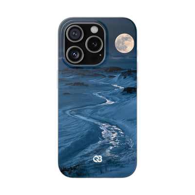 Arctic Moon Drift · Lite Phone Case for iPhone ·  Blue