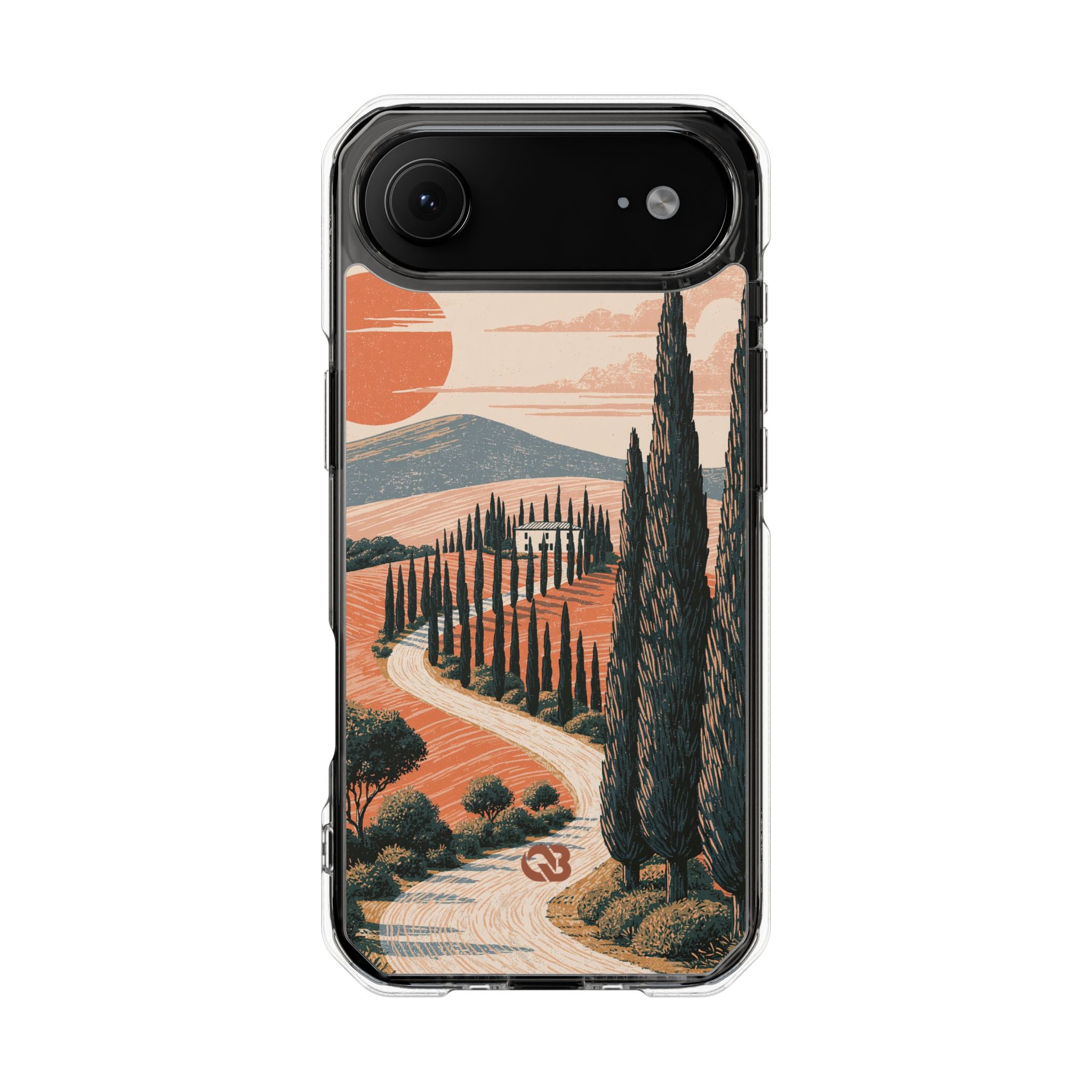 Orange Impact MagSafe Phone Case for iPhone - Terracotta Ridge Trail