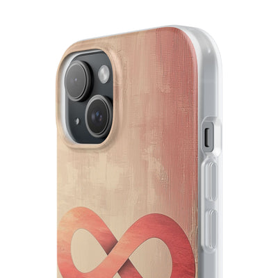 Terracotta Infinity Stroke · Soft Handyhülle für iPhone