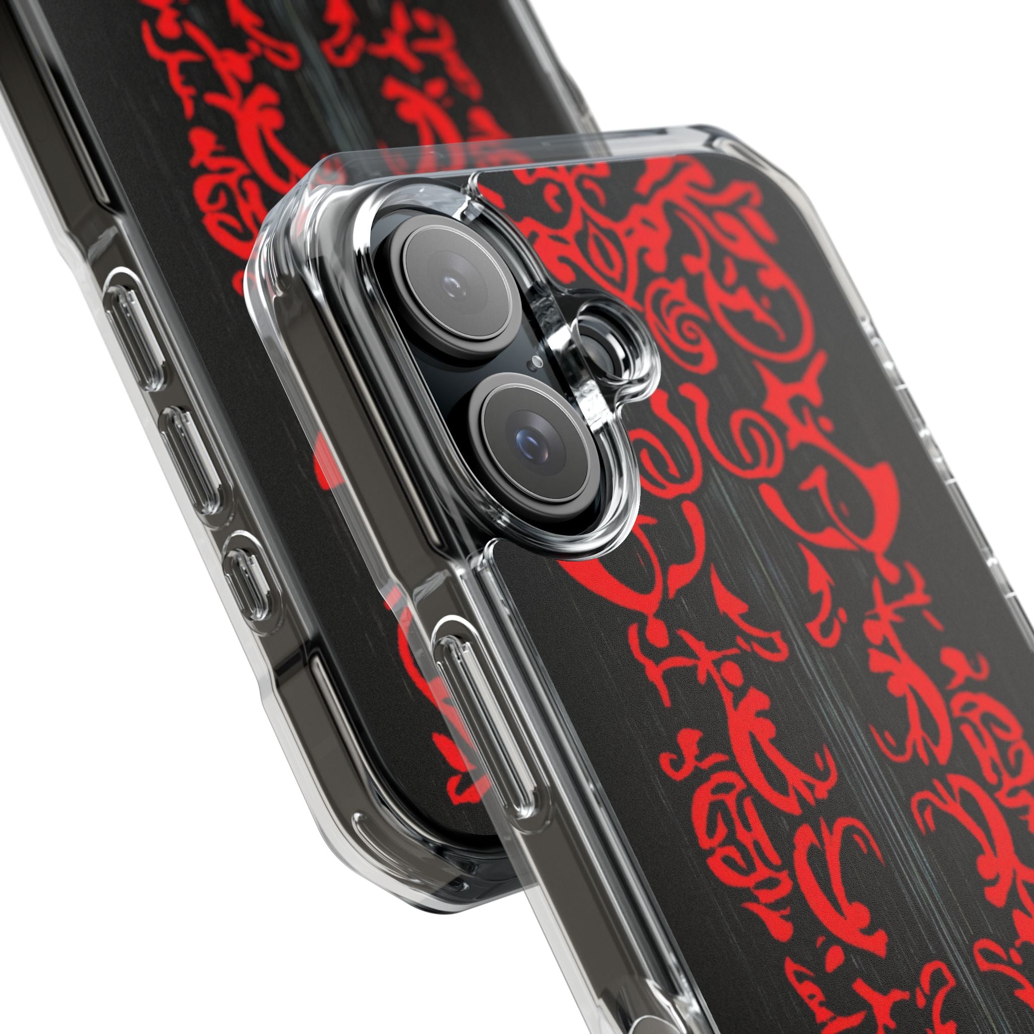 Crimson Spiral iPhone 16 Case - Impact - CASE•BOB