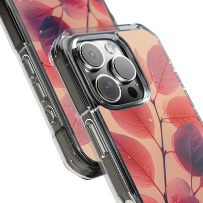 Dewy Magenta Foliage · Impact Custodia per iPhone · Magsafe