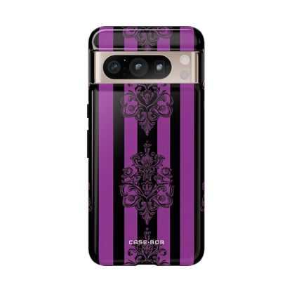 Damask Elegance Lila Google Pixel 8 Pro Case - Tough