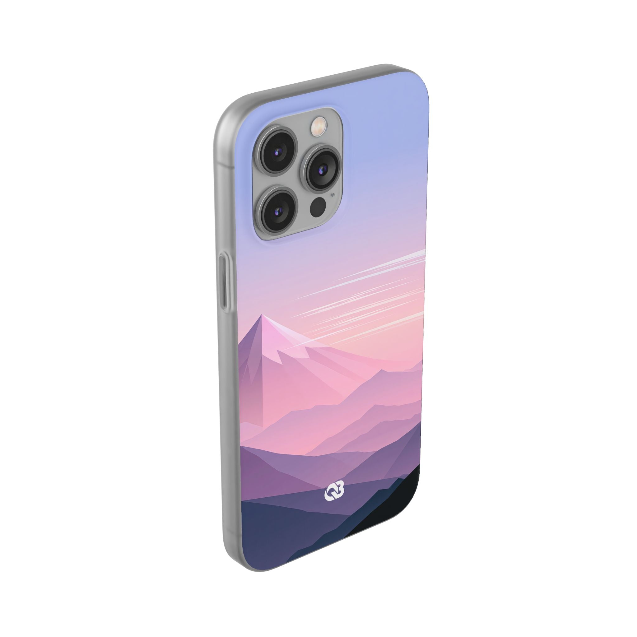 Purple Lite Phone Case for iPhone - Lavender Alpine Dawn