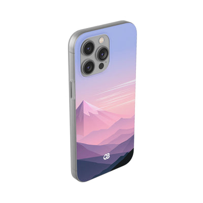 Purple Lite Phone Case for iPhone - Lavender Alpine Dawn