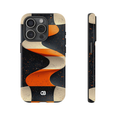 Orange Grit Twist · Tough Phone Case for iPhone
