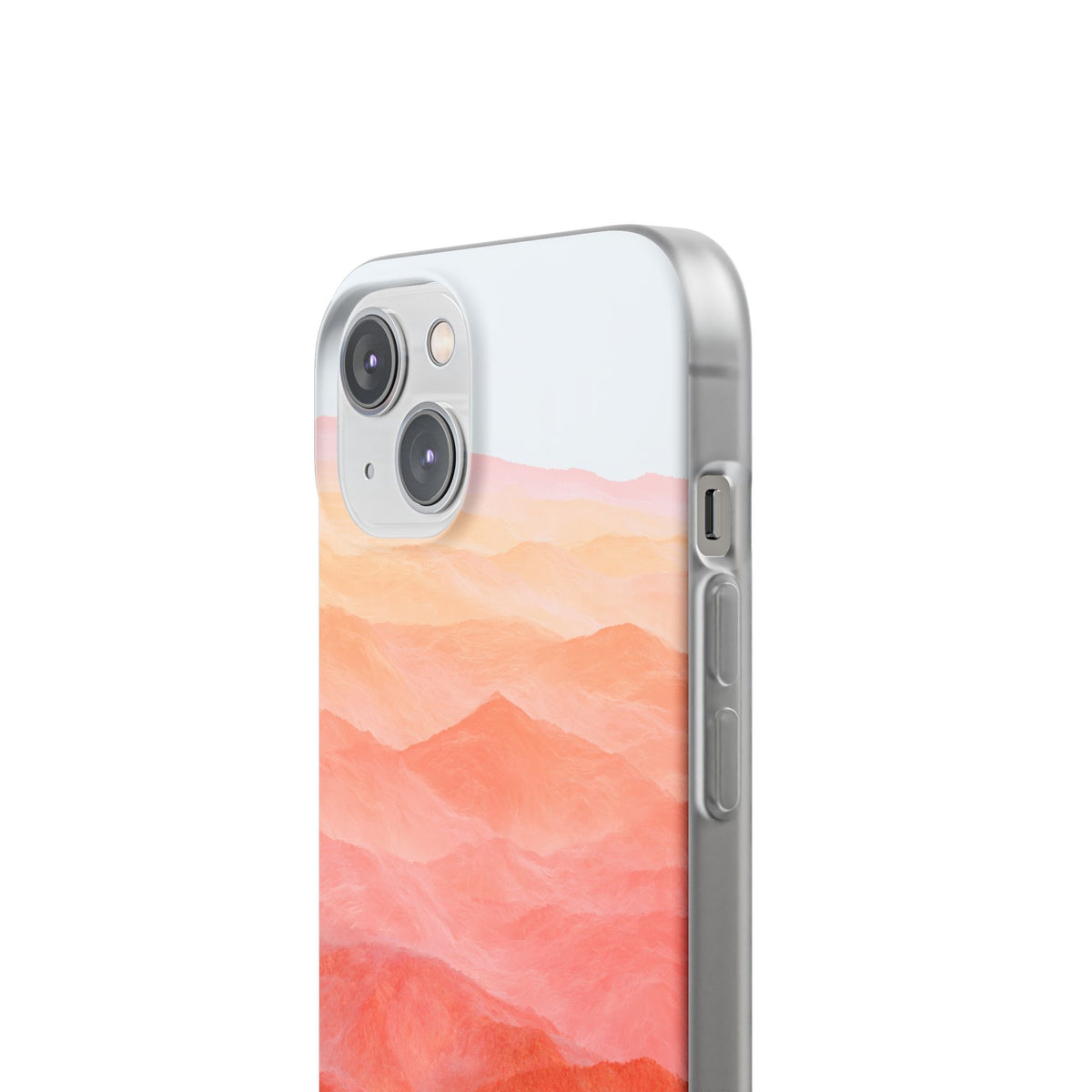 Alpenglow Ridge Vista · Lite Phone Case for iPhone ·  Orange