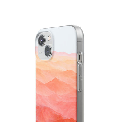 Alpenglow Ridge Vista · Lite Phone Case for iPhone ·  Orange