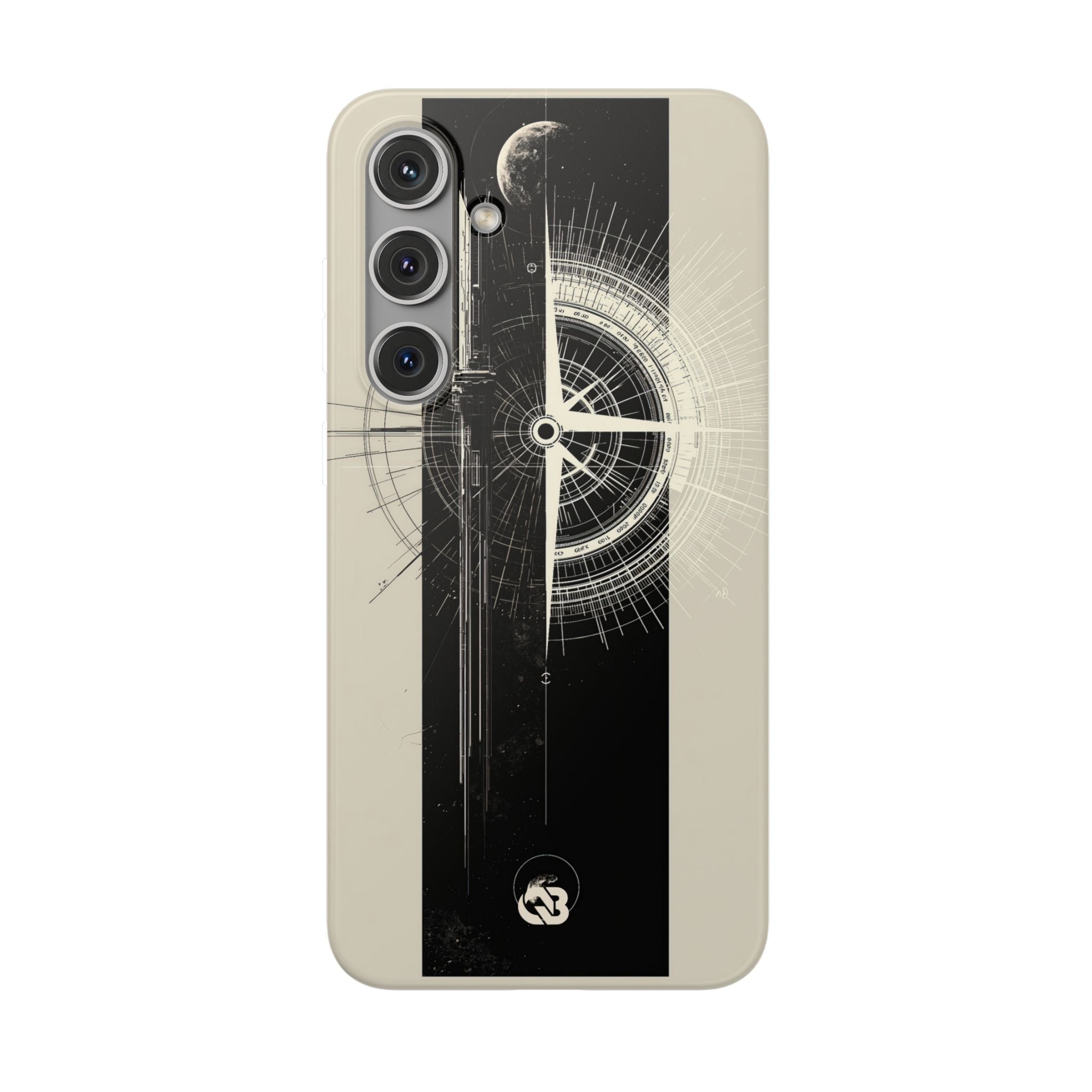 Beige Lite Phone Case for Samsung - Zenith Vector Spire