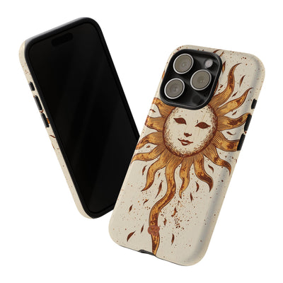 Rustic Solar Mask · Tough Phone Case for iPhone