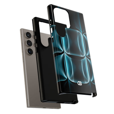 Cyan Core Matrix · Tough Phone Case for Samsung · Blue