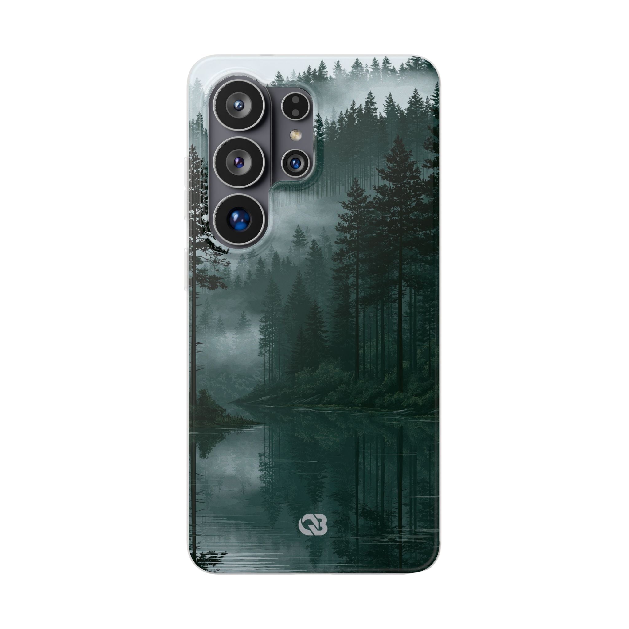 Green Lite Phone Case for Samsung - Misty Evergreen Mirror