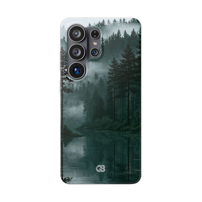 Green Lite Phone Case for Samsung - Misty Evergreen Mirror