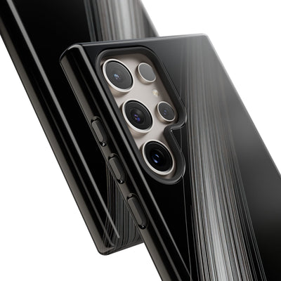 Black Tough Phone Case for Samsung - Linear Velocity Beam