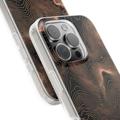 Mesa Elevation Contour · Lite Phone Case for iPhone ·  Black