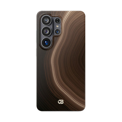 Umber Strata · Lite Phone Case for Samsung · Brown