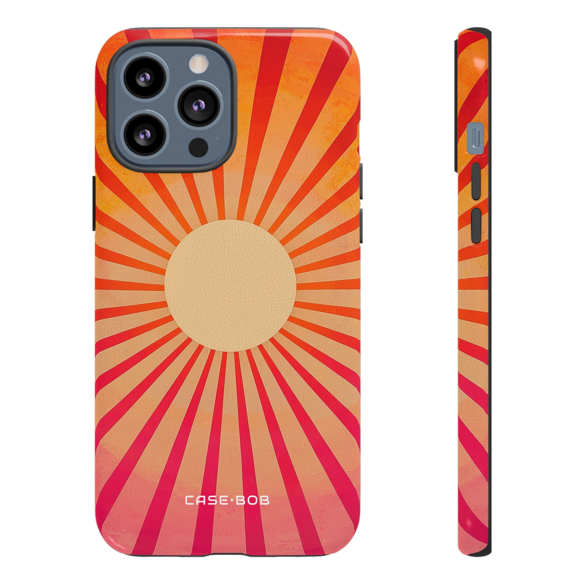 Sunburst Strahlen iPhone 13 Pro Max Case - Tough