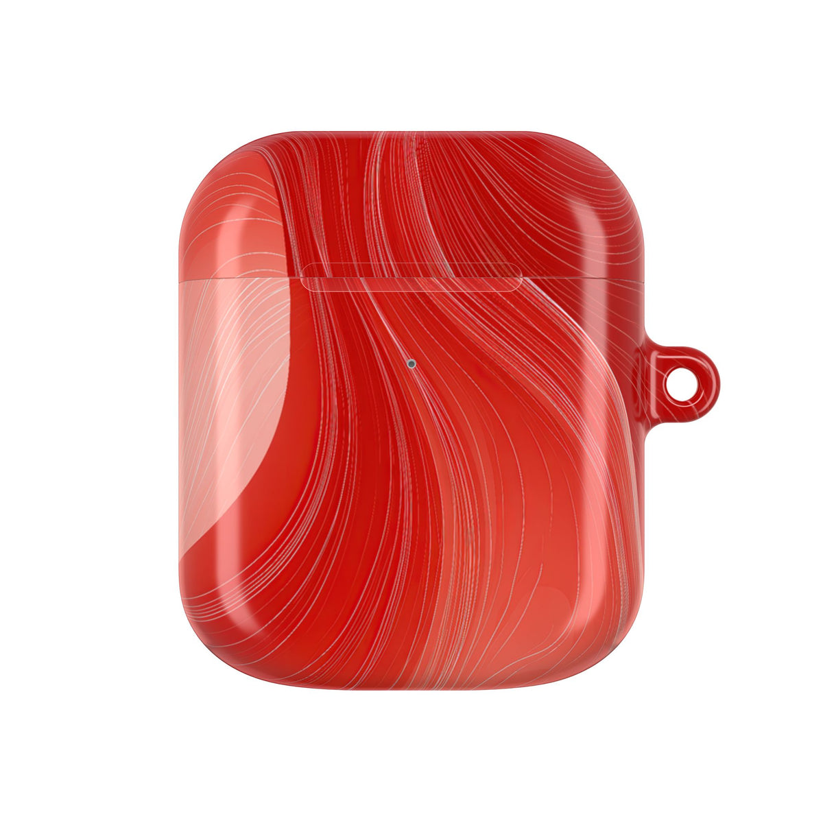 Crimson Dunes · Hard Case for AirPods & AirPods Pro · Red