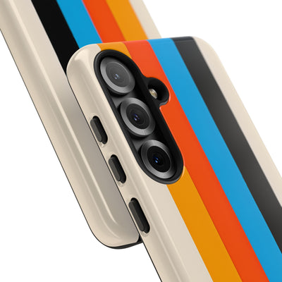 Retro Racing Stripes · Tough Custodia per Samsung