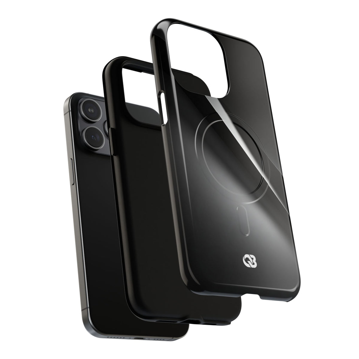 Obsidian Ridge · Tough 2.0 Magnetic Phone Case for iPhone · Black