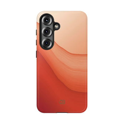 Terracotta Flow · Tough Phone Case for Samsung · Orange